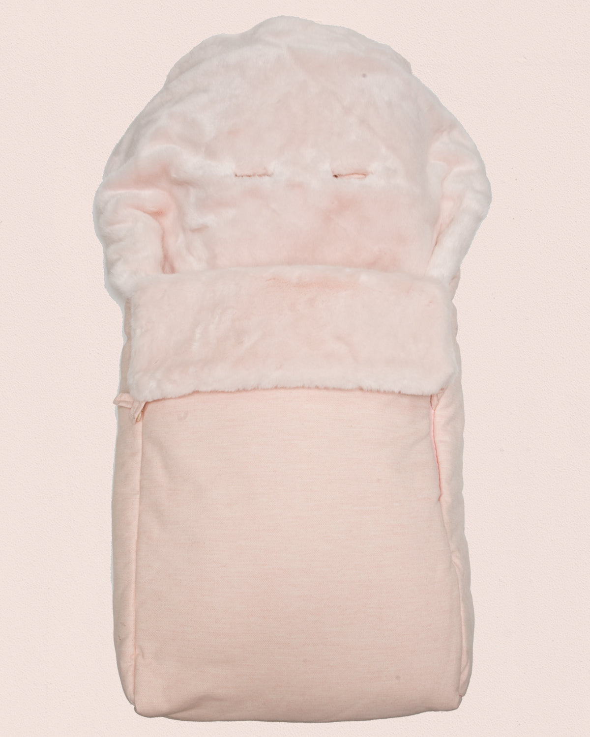 Mont-Blanc Pink Fur Stroller Bunting